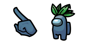 Among Us Oddish Character  cursor