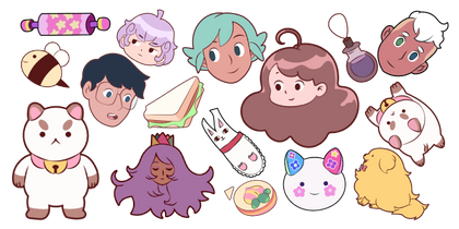 Коллекция курсоров Bee and PuppyCat