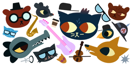Коллекция курсоров Night in the Woods
