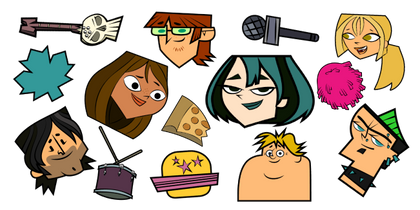 Коллекция курсоров Total Drama