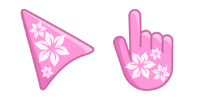 Pink-White Blossom cursor