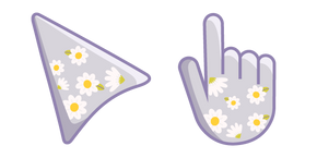 Grey-White Chamomile Curseur
