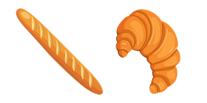 Курсор French Baguette and Croissant