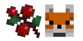 Курсор Minecraft Sweet Berries and Fox