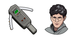 Ghostbusters Egon Spengler and P.K.E. Meter Curseur