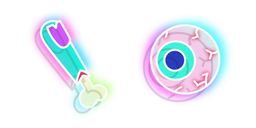 Neon Finger and Eye Curseur