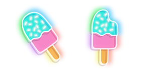 Neon Ice Cream Cursor