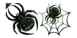 Halloween Acid Spider Curseur