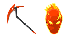 Fortnite Inferno Skin Pickaxe Curseur