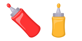 Ketchup and Mustard Curseur