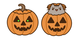 Pusheen in Jack o'Lantern Curseur