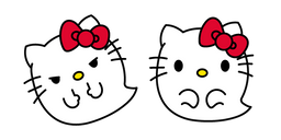 Hello Kitty Ghost Curseur