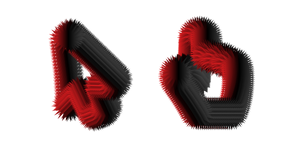 Red Spikes Cursor